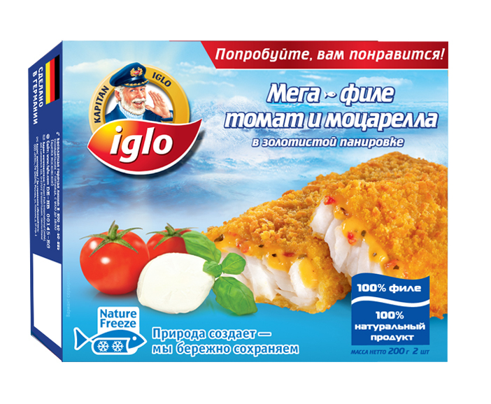 Iglo Mega file Tomat&amp;Mocarela