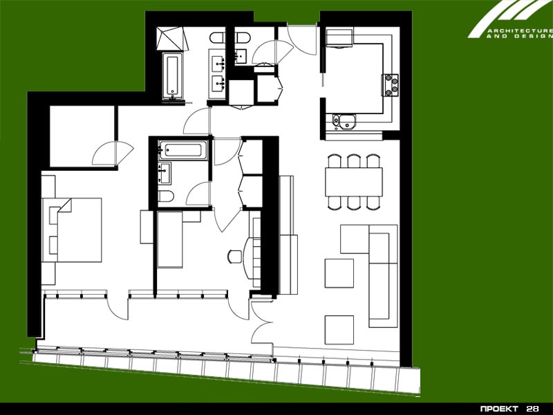 Проект квартиры 28