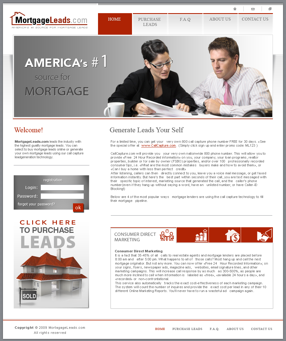 mortgageleads template