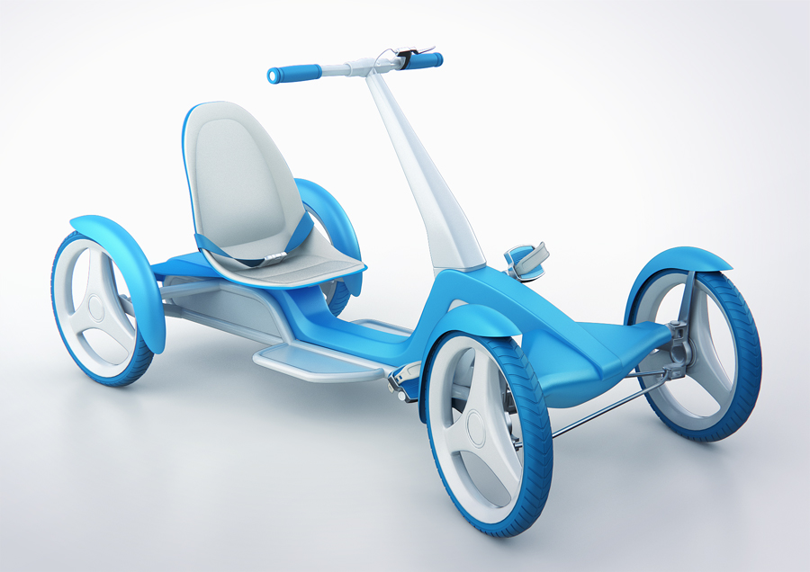 Four-wheel bicycle