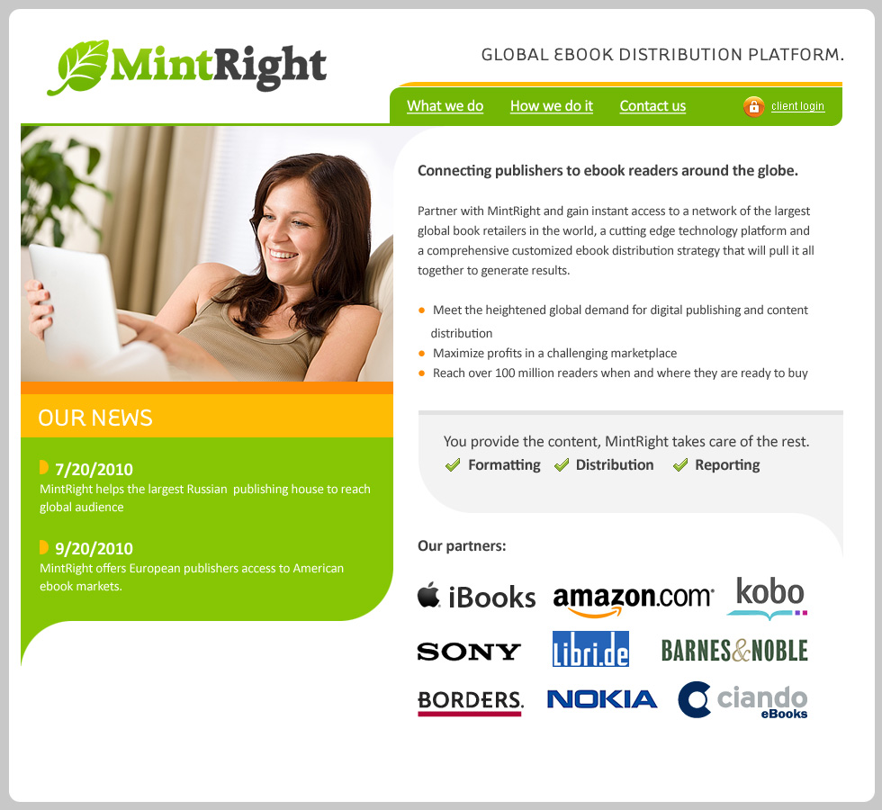 ebook distribution platform &quot;MintRight&quot;