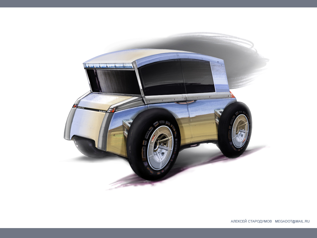 Sketch of all-terrain vehicle