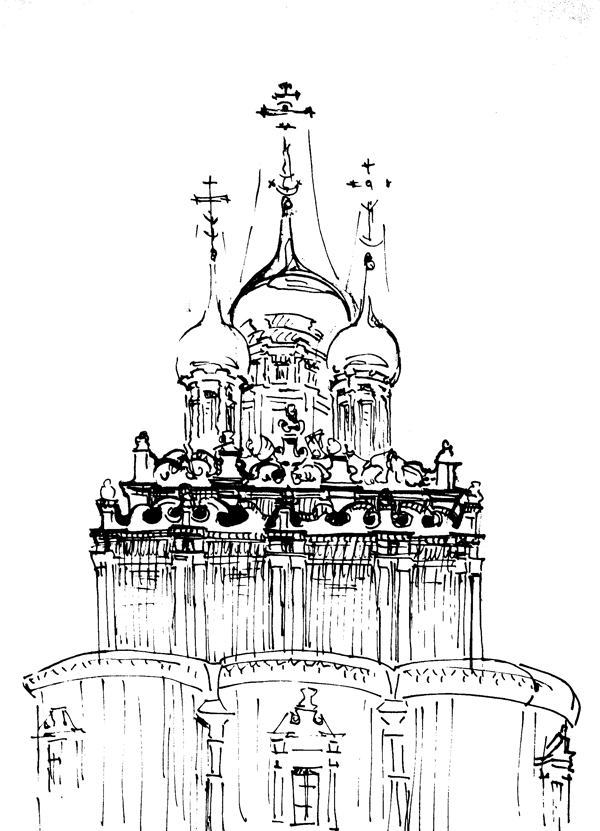 Иллюстрация Москвы.