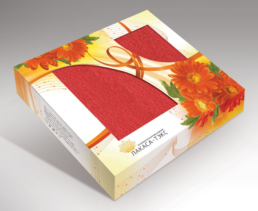 Подарочная упаковка для текстильной продукции «Лакаса Тэкс»