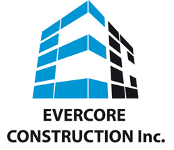 Логотип канадской строительной фирмы Evercore Construction Inc.