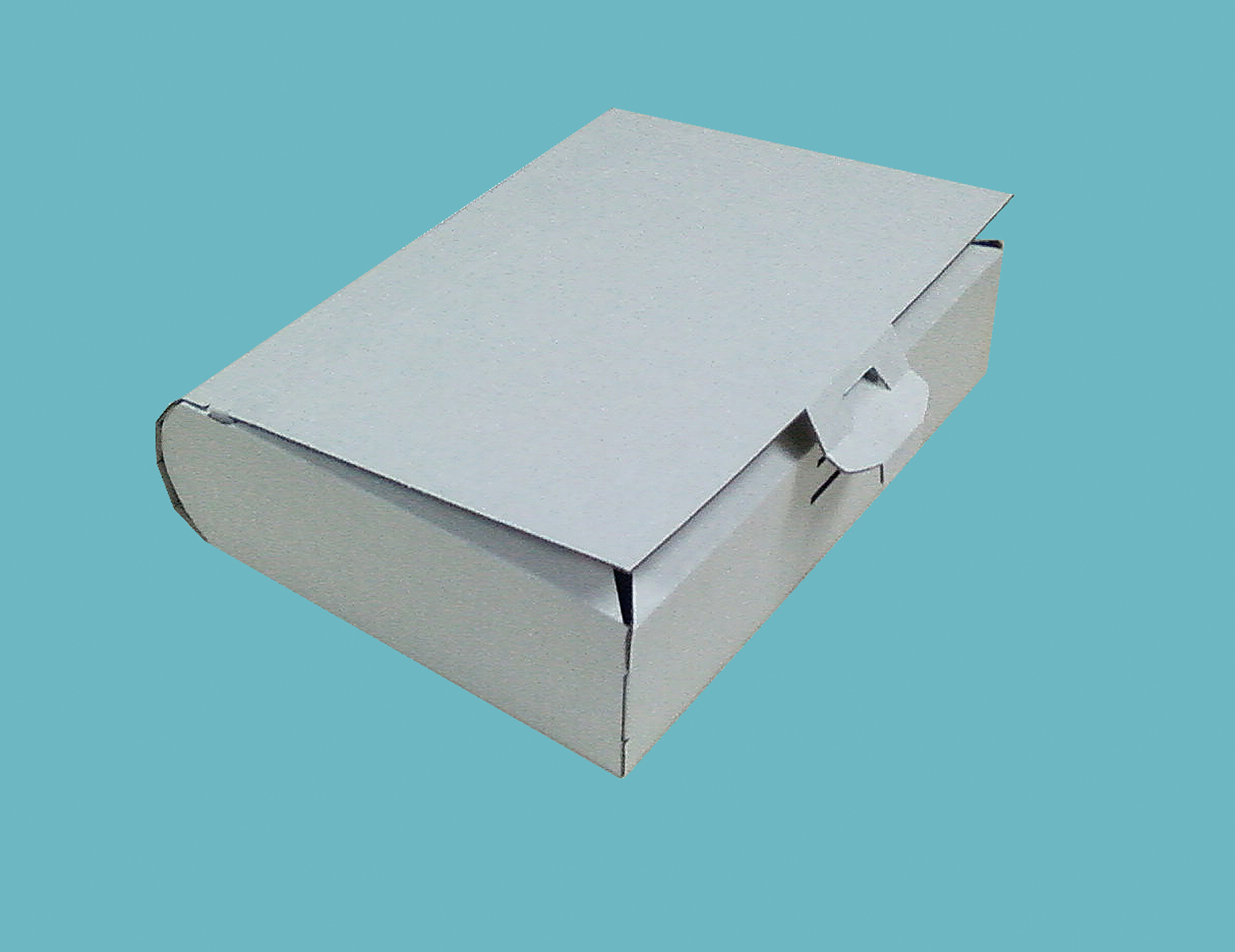 Упаковка из касшированного микрогофрокартона в виде книжки