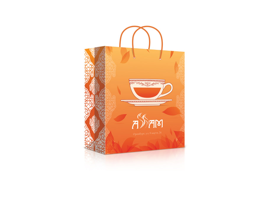 Фирменный пакет для чайного дома «Assam»