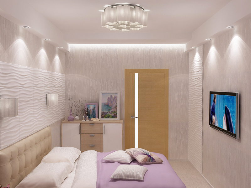 Дизайн 2-х комнатной квартиры под Киевом(спальня-кабинет)
