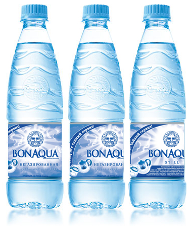 Bonaqua promo label