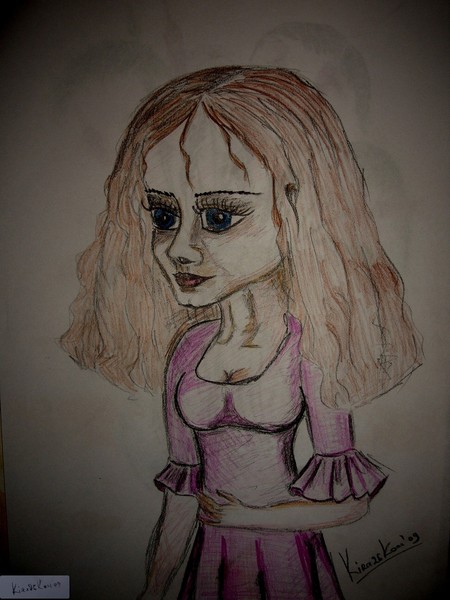 Девочка (персонаж) цветные карандаши