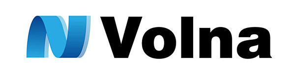 Логотип для торгового центра Volna