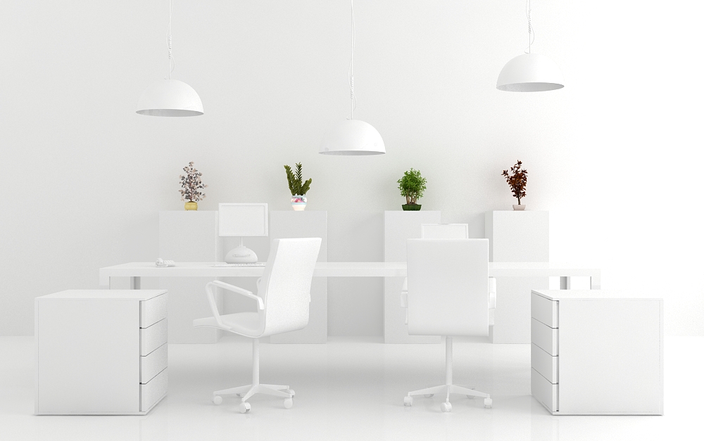 White interior