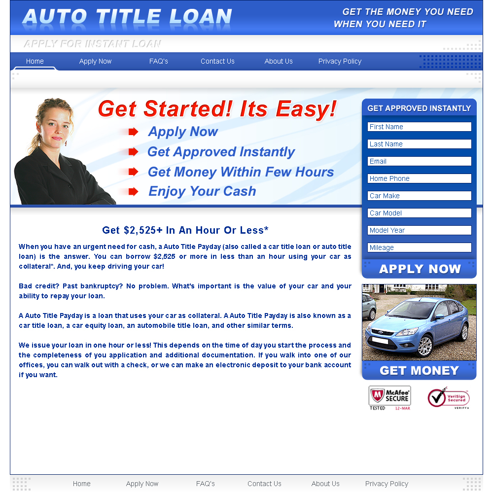 Auto Title Loan