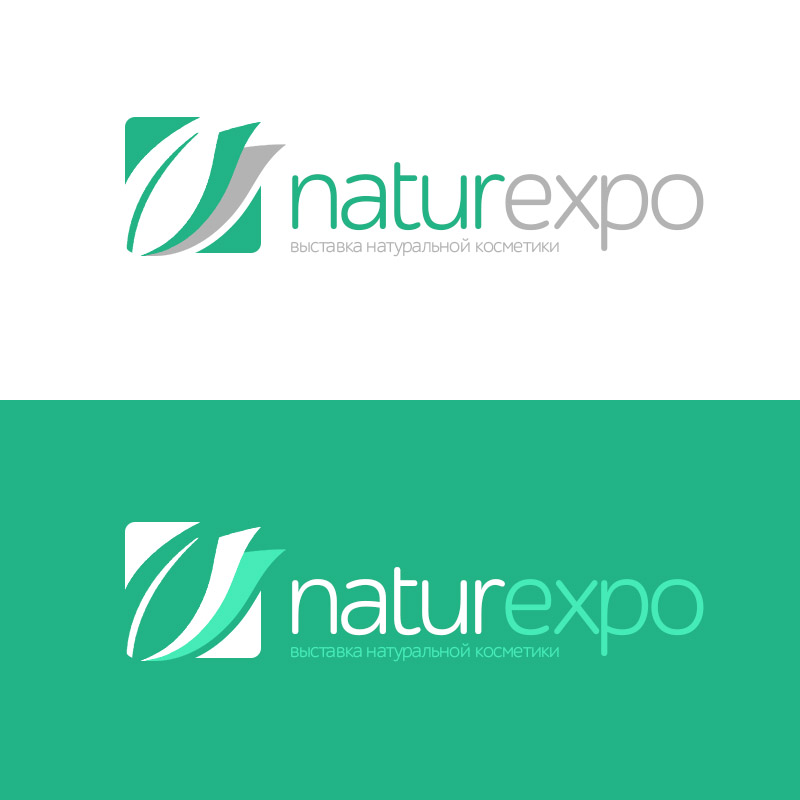 Логотип для выставки натуральной косметики NATUREXPO
