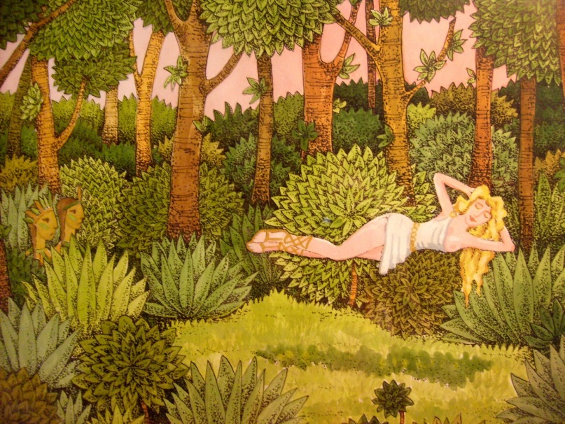 Венера и индейцы (рисунок)