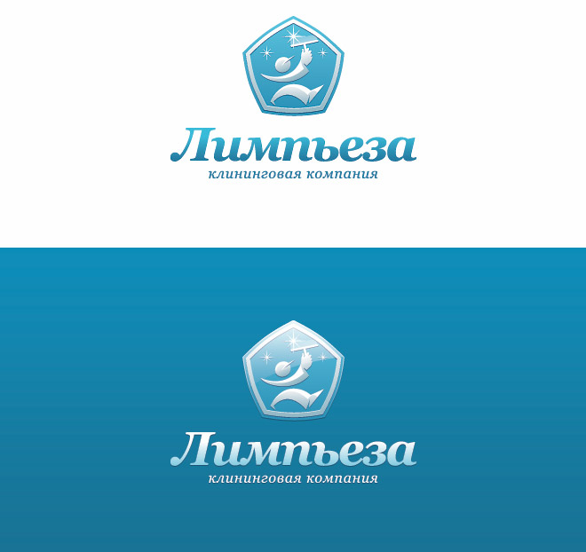 Логотип клинингокой компании «Лимпьеза»