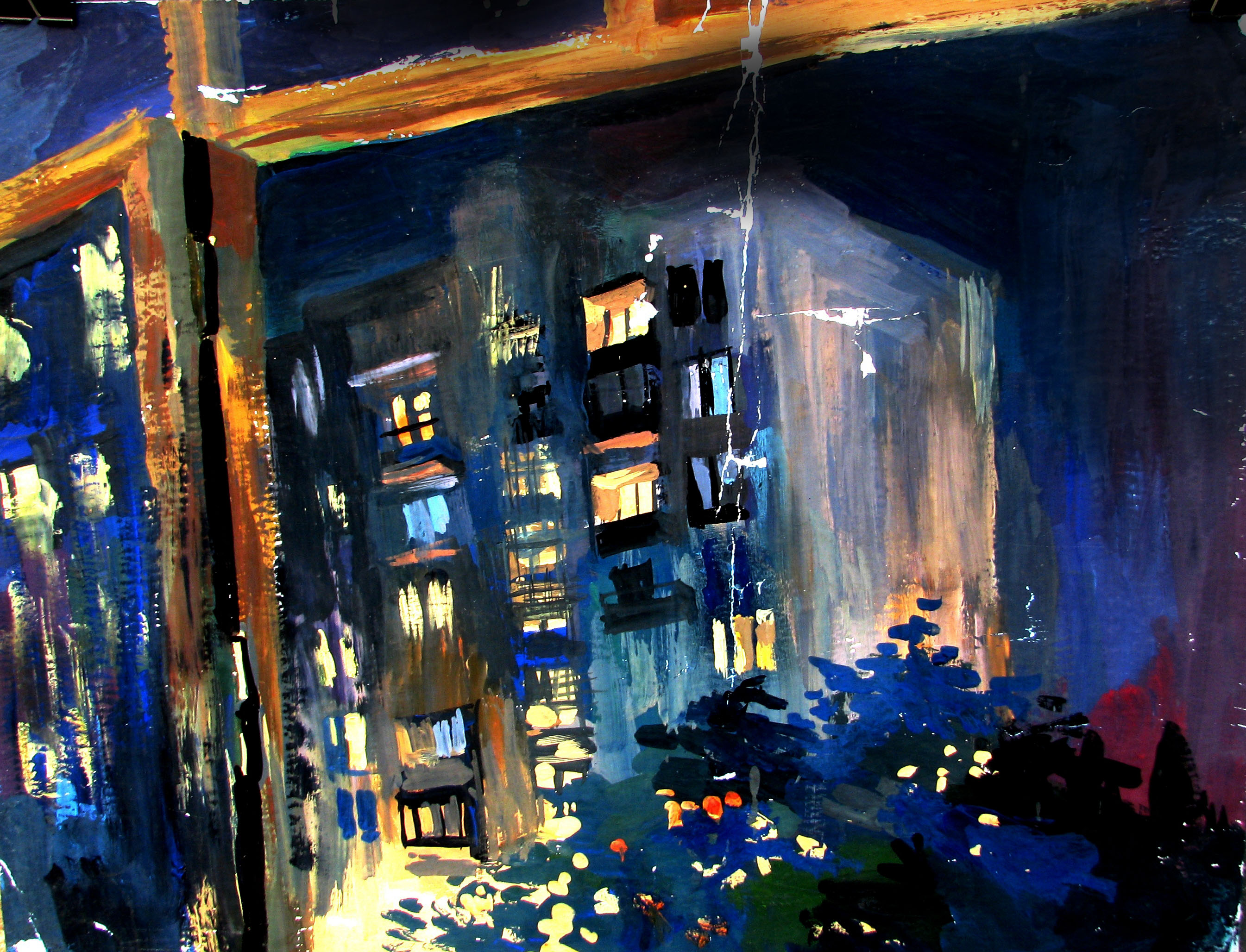 Ночные окна в живописи