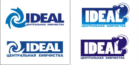 лого для химчистки &quot;IDEAL&quot;