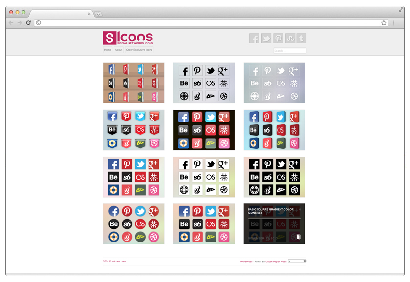 S-Icons Web Site