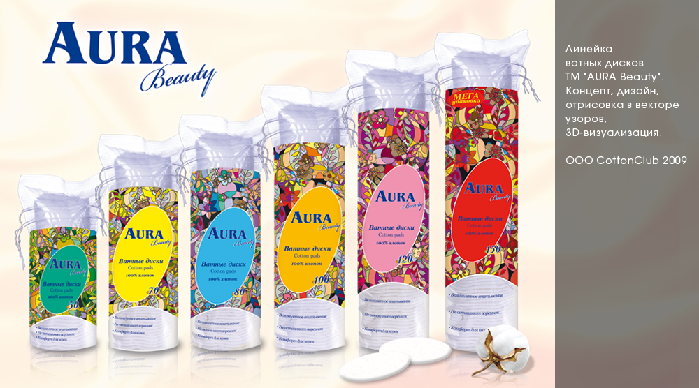 Ватные диски &quot;AURA Beauty&quot;