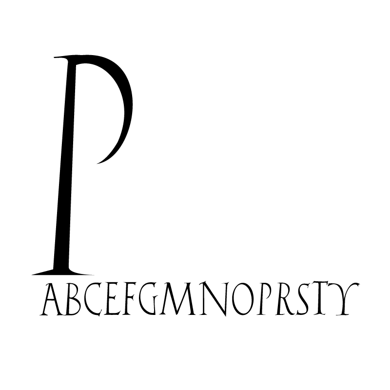 римский шрифт