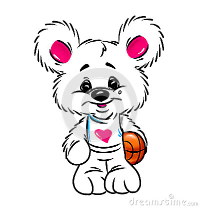 Медвежонок баскетболист
