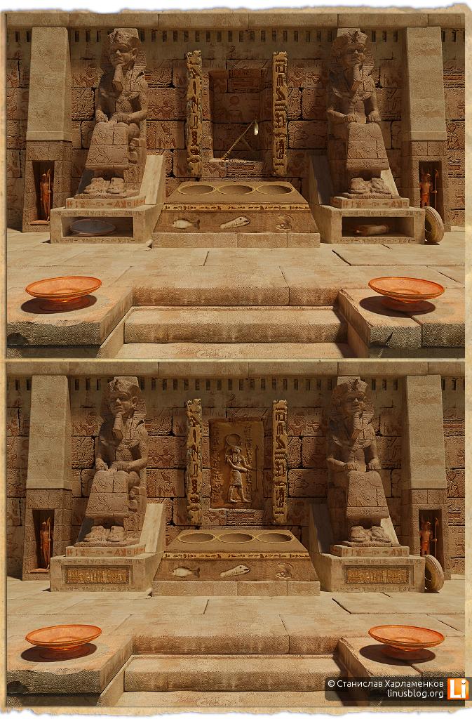 Храм фараона