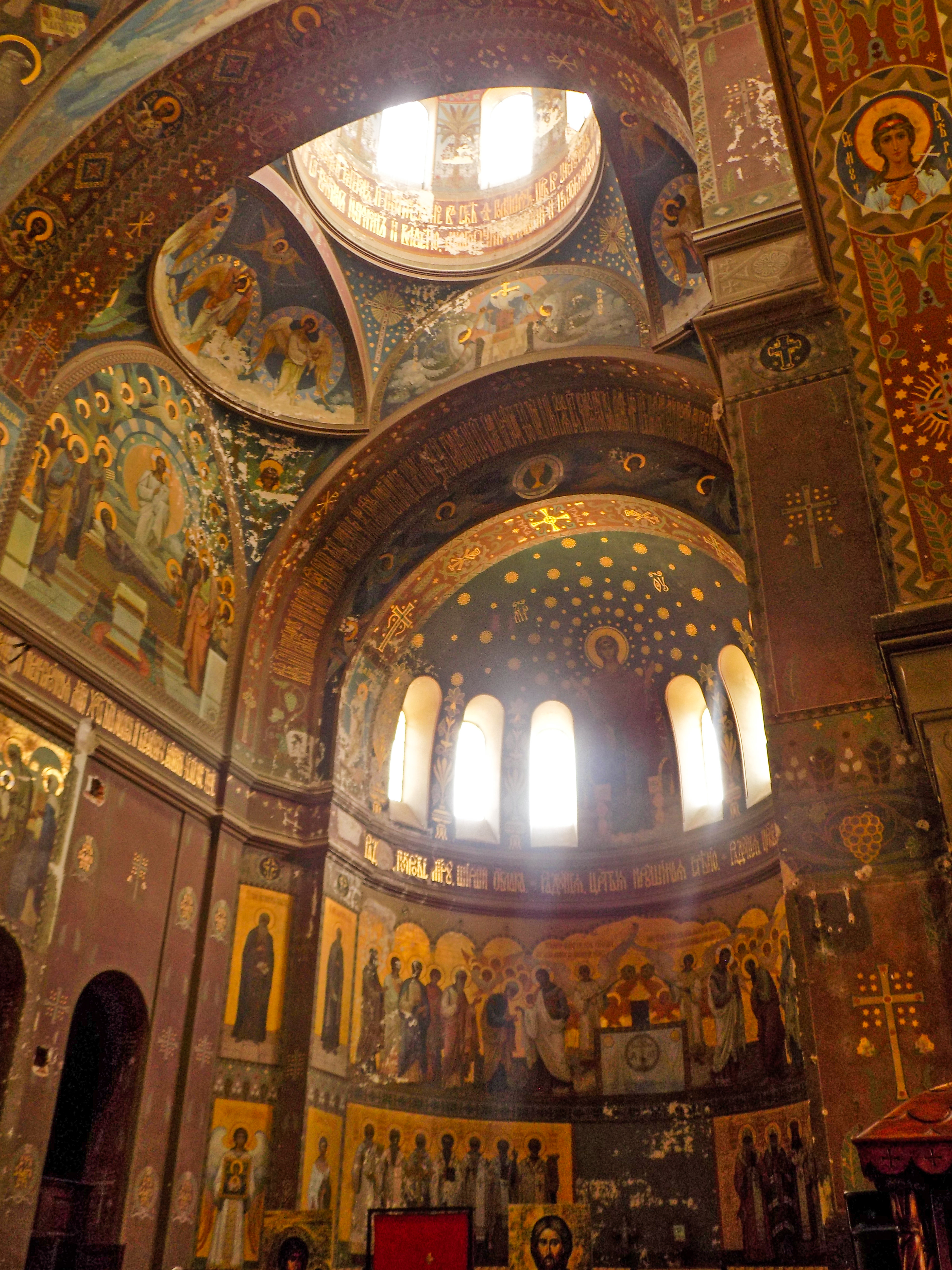 интерьер Новоафонского монастыря