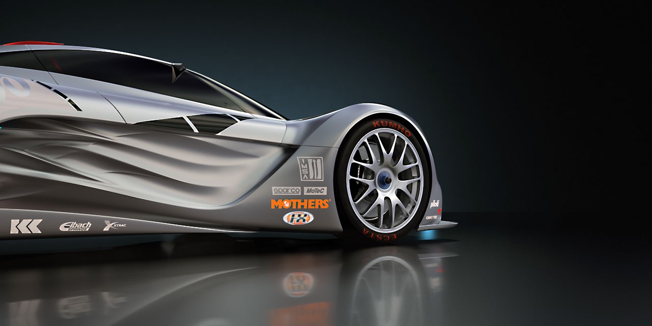 3D-моделирование автомобиля Mazda Furai