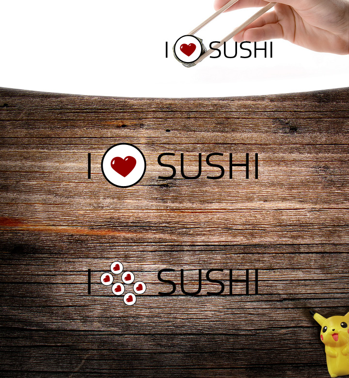 «I &amp;#9829; sushi»