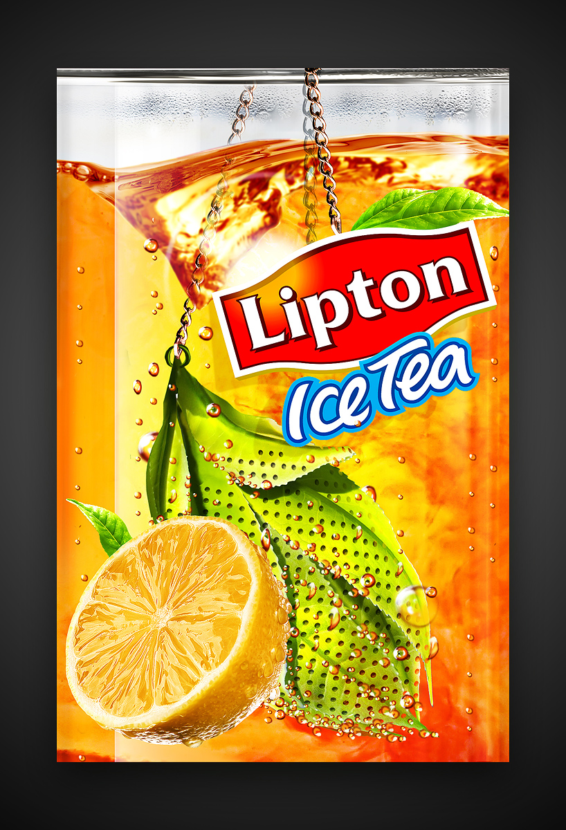 Lipton (эскиз для этикетки)