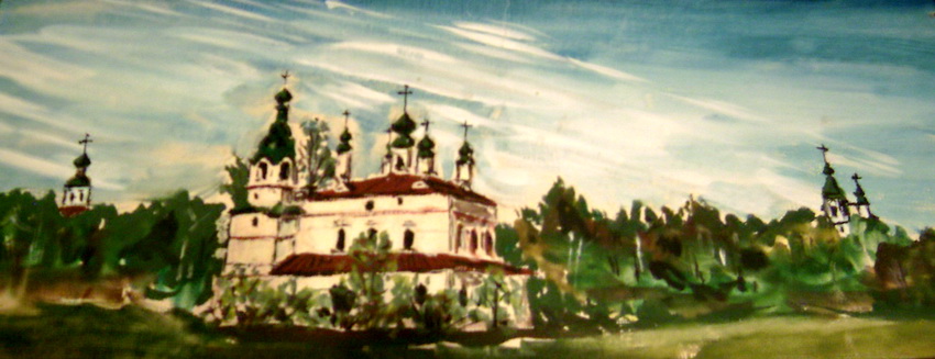 Панорама с церквями