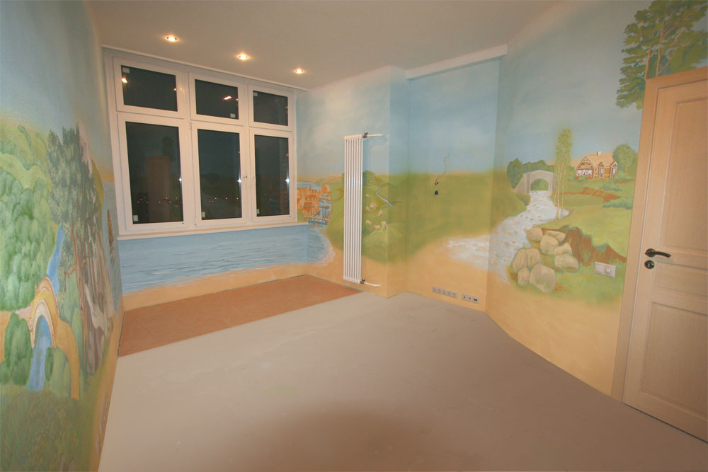 Роспись детской комнаты в Куркино