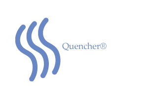 Логотип сигаретного гасителя &quot;Quencher&quot;